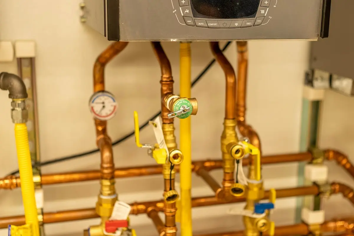 Licensed technician providing Water Heater Installation for a homeowner in Forest